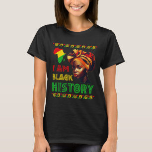 T-shirt Je suis les femmes de l'histoire noire Mois de l'h
