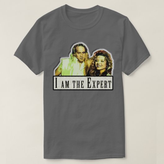 T-shirt Je suis l'expert T (Design devant)