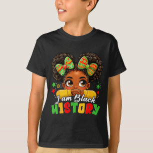 T-shirt Je suis l'histoire noire Enfants Filles Femmes His