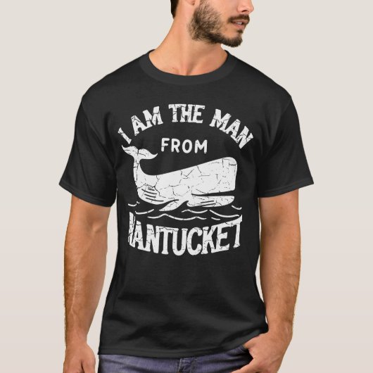 T-shirt je suis l'homme de nantucket (Devant)