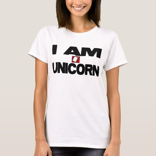 T-shirt Je suis licorne (Devant)