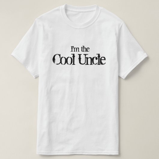 T-shirt Je suis l'oncle Cool (Design devant)