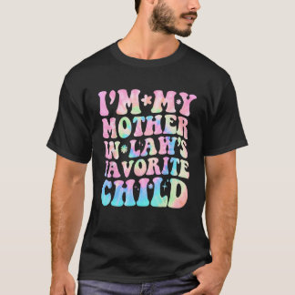 T-shirt Je suis Ma mère en droit les enfants parents préfé