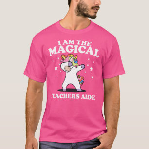 T-shirt Je Suis Magique Enseignants Aide Dabbing Unicorn
