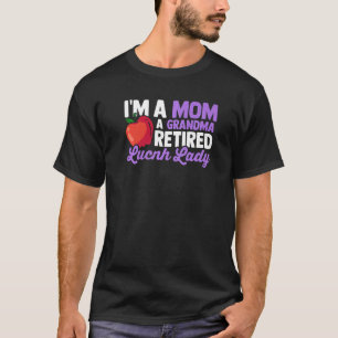 T-shirt Je suis Maman A Grand-mère Déjeuner Retraité Lady 
