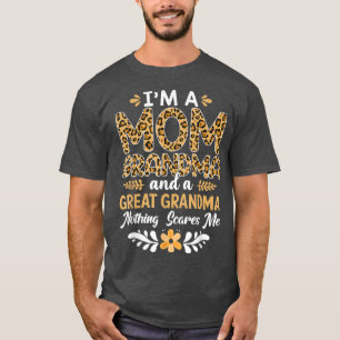 T-shirt Je Suis Maman Grande Grand-Mère Vie Rien Ne Me Fai