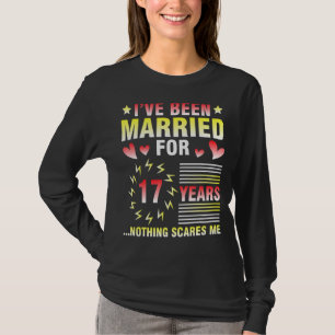 T-shirt Je Suis Marié Depuis 17 Ans Rien