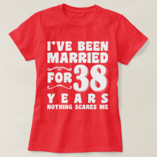 T-shirt Je Suis Marié Depuis 38 Ans Bachelorette Party
