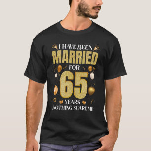 T-shirt Je Suis Marié Depuis 65 Ans 65ème Mariage Anni