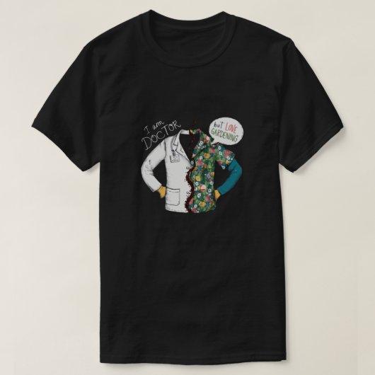T-shirt je suis médecin (Design devant)