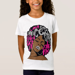 T-Shirt Je Suis Mes Ancêtres Rêves Hot rose Bubblegum Afro