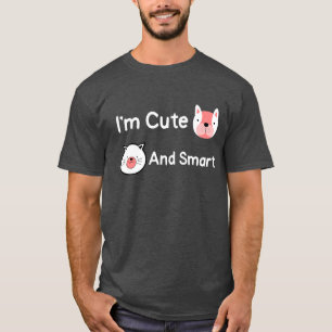 T-shirt Je suis mignon et Smart Animals Animaux Animaux An