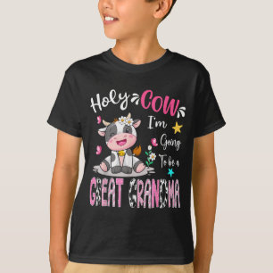 T-shirt Je Suis Mignonne Allant Arrière Mère Vache Genre