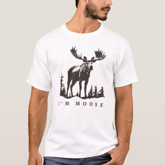 T-shirt Je suis Moose (Devant)