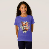 T-Shirt Je suis né unique - design renard | Mon système (Devant entier)