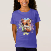 T-Shirt Je suis né unique - design renard | Mon système (Devant)
