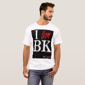 T-SHIRT JE SUIS NOIR DE BK (Devant entier)