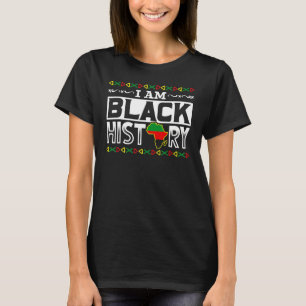 T-shirt Je Suis Noir Histoire BHM Pride Patrimoine Africai