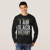 T-shirt Je Suis Noir Histoire Black Pride (Devant entier)