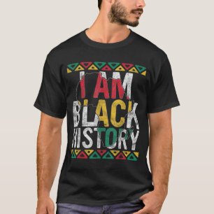 T-shirt Je Suis Noir Histoire Black Pride Cadeau Black Afr