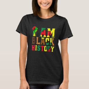 T-shirt Je Suis Noir Histoire Drôle Fierté Africaine Homme