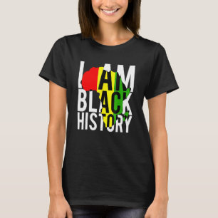 T-shirt Je Suis Noir Histoire Fierté Noir Histoire Mois Ho