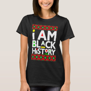 T-shirt Je Suis Noir Histoire Melanin Hommes Femmes Enfant