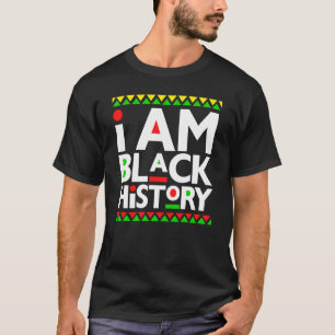 T-shirt Je Suis Noir Histoire Melanin Hommes Femmes Enfant