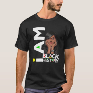 T-shirt Je Suis Noir Histoire Michelle Obama International