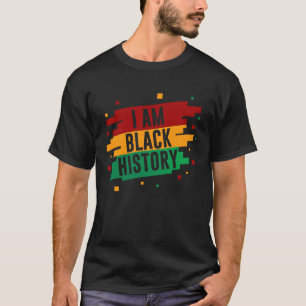 T-shirt Je Suis Noir Histoire Mois Africain Américain Noir