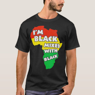 T-shirt Je suis Noir Histoire Mois Cadeau Africain América