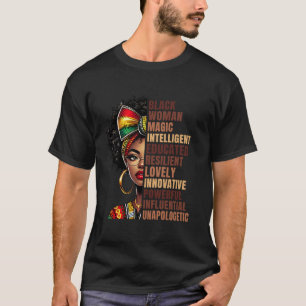 T-shirt Je Suis Noir Histoire Mois Coquette Bow African Am