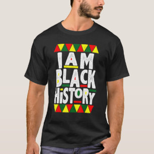 T-shirt Je Suis Noir Histoire Mois Hommes Femmes Enfants A