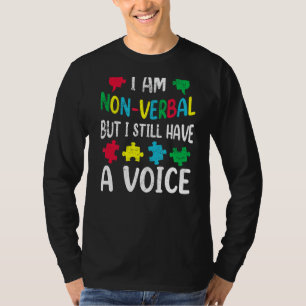 T-shirt Je Suis Non-verbal Sensibilisation sur l'autisme N