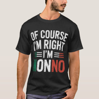 T-shirt JE SUIS Nonno Grand-père italien Nonno Grand-père 