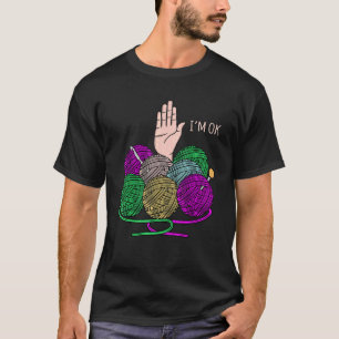 T-shirt Je suis OK Crochet Tricot Crocheter Graphic