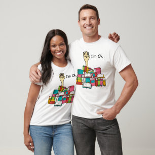T-shirt Je suis OK Lecture Books Lover