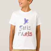 T-shirt Je Suis Paris Art Print (Devant)
