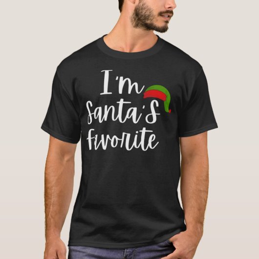 T-shirt Je suis Père Noël Favorite - Funny Noël (Devant)