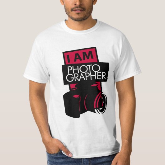 T-shirt je suis photographe (Devant)