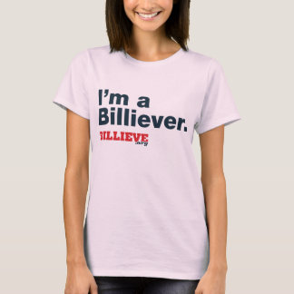 T-shirt "Je suis pièce en t rose d'un Billiever"