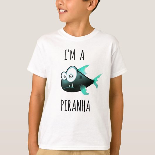 T-shirt Je suis PIRANHA (Devant)