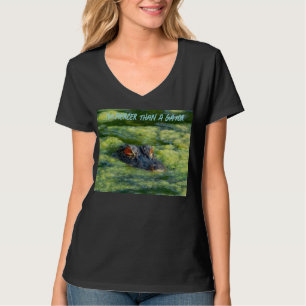 T-shirt Je suis plus féroce qu'un alligator