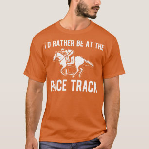 T-shirt Je Suis Plutôt À La Course À Chevaux De Course