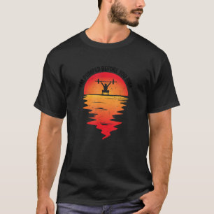 T-shirt Je suis Pompe Avant de Vous Lever Entraînement Mat