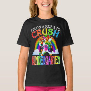 T-shirt Je suis pressé d'écraser la licorne maternelle 