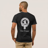 T-shirt Je Suis Prest - crête de Fraser de clan (Dos entier)