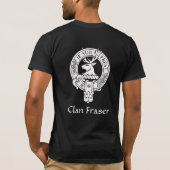 T-shirt Je Suis Prest - crête de Fraser de clan (Dos)