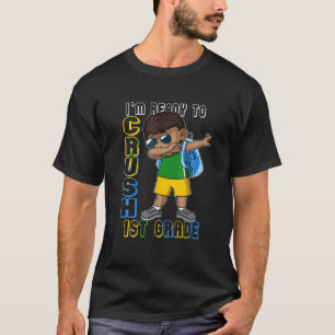 T-shirt Je suis prêt à écraser Bo Noir de 1ère qualité