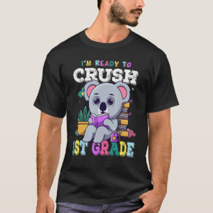 T-shirt Je suis prêt à écraser la 1ère qualité Koala de qu